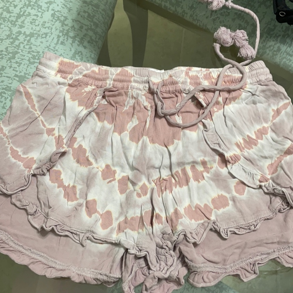 Young Fabulous and Broke Tye dye shorts